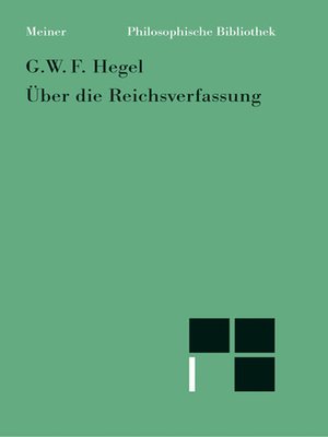 cover image of Über die Reichsverfassung